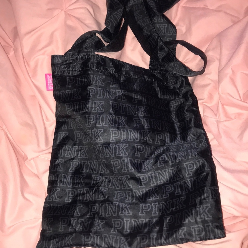 Pink mini silk bag
